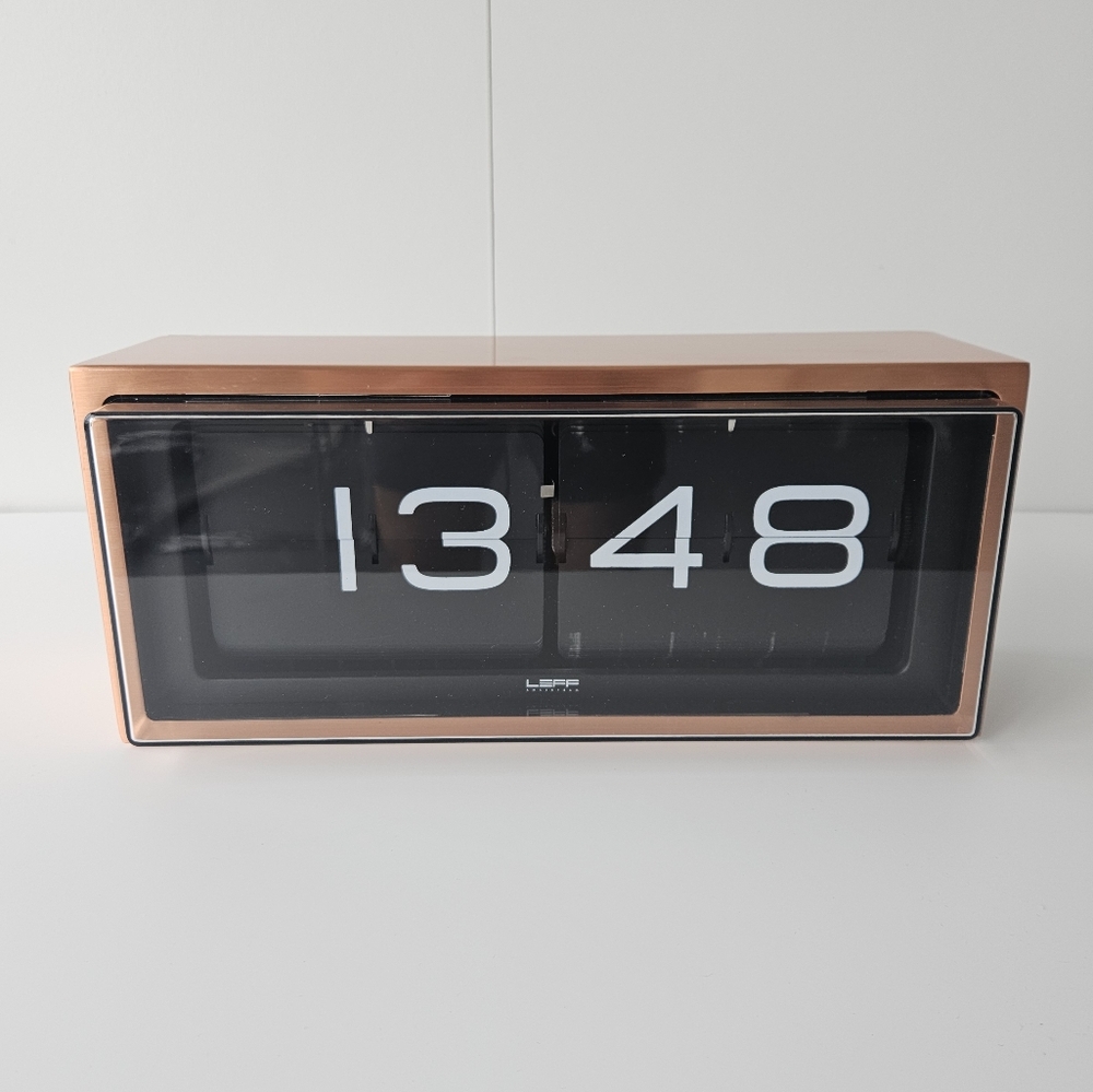 Brick Flip Wall/Desk Clock by LEFF Amsterdam